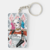 SuikerSquad | Harley Quinn Sleutelhanger (achterkant)