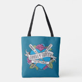 SuikerSquad | Harley Quinn's Tattoo Parlor Heart Tote Bag (Achterkant)