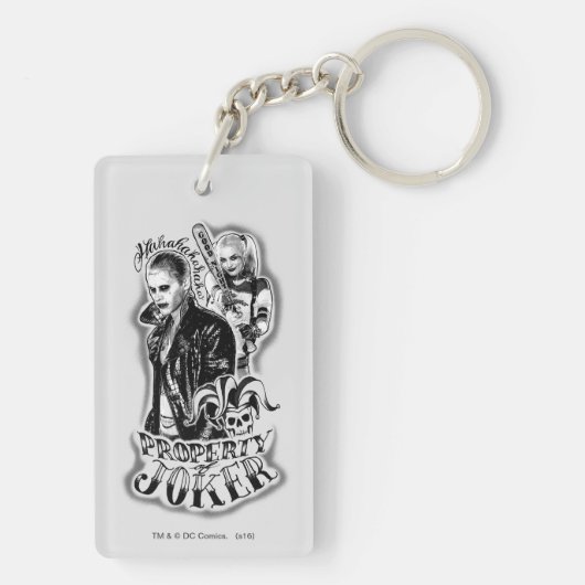 SuikerSquad | Joker & Harley Airbrush Tattoo Sleutelhanger (achterkant)
