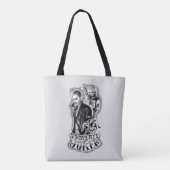 SuikerSquad | Joker & Harley Airbrush Tattoo Tote Bag (Achterkant)