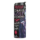 SuikerSquad | Joker & Harley Typography Photo Thermosbeker (Gedraaid links)