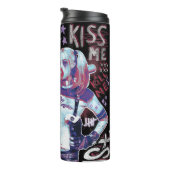 SuikerSquad | Joker & Harley Typography Photo Thermosbeker (Geroteerd rechts)