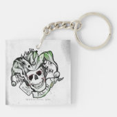 SuikerSquad | Joker Skull "All In" Tattoo Art Sleutelhanger (Achterkant)