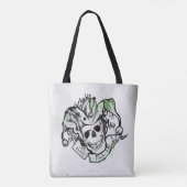 SuikerSquad | Joker Skull "All In" Tattoo Art Tote Bag (Achterkant)