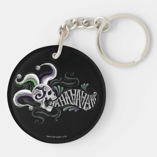 SuikerSquad | Joker Skull - Haha Sleutelhanger (Achterkant)