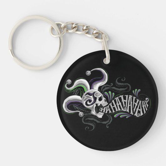 SuikerSquad | Joker Skull - Haha Sleutelhanger (Voorkant)