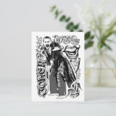 SuikerSquad| Joker Typography Foto Briefkaart (Staand voorkant)