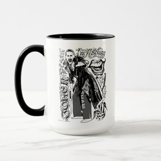 SuikerSquad | Joker Typography Foto Mok (Links)