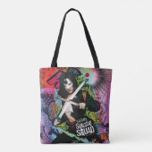 SuikerSquad | Katana Character Graffiti Tote Bag (Achterkant)