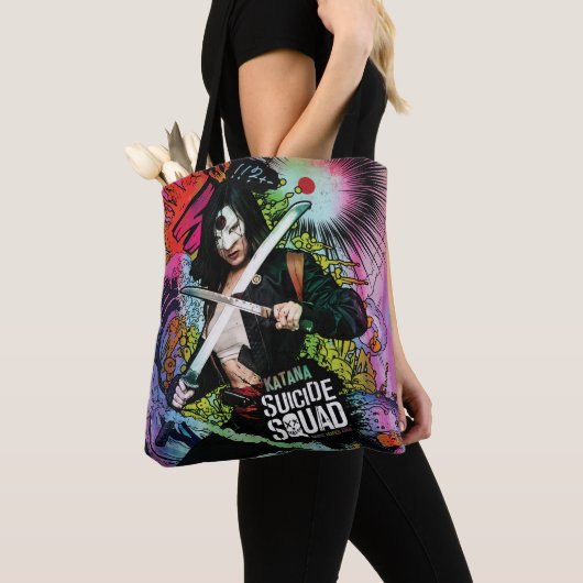 SuikerSquad | Katana Character Graffiti Tote Bag (Dichtbij)