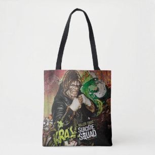 SuikerSquad Killer Croc Character Graffiti Tote Bag