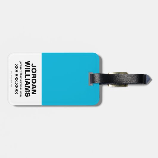 SuikerSquad | Panda Purveyors Logo Bagagelabel (Achterkant horizontaal)