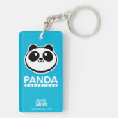SuikerSquad | Panda Purveyors Logo Sleutelhanger (achterkant)