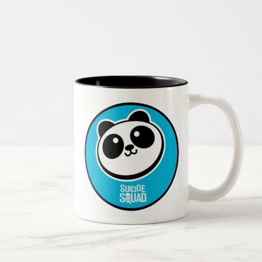 SuikerSquad | Panda Purveyors Logo Tweekleurige Koffiemok (Rechts)