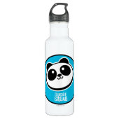 SuikerSquad | Panda Purveyors Logo Waterfles (Voorkant)