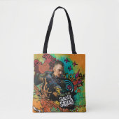SuikerSquad | Rick Flag Character Graffiti Tote Bag (Voorkant)