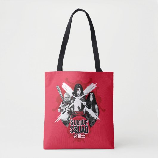 SuikerSquad | Squad Girls "Female Warrior" Tote Bag (Voorkant)