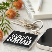SuikerSquad | White Logo Sleutelhanger (Voorkant Rechts)