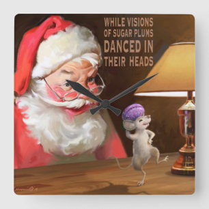 Suikerstekkers Vierkante Klok