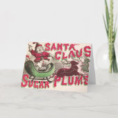 Suikerstekkers voor de kerstman, een kerstkaart vo feestdagen kaart (Voorkant)