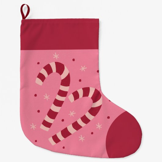 Suikerstokken Grote Kerstsok (Voorkant)