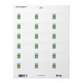 Suikerstokstokjes Etiket (Full Sheet)