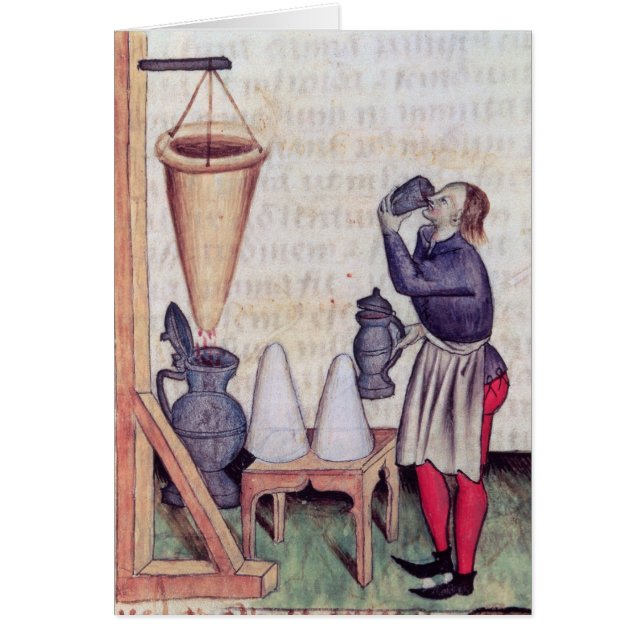 Suikerstroop maken uit de "Tractatus de Herbis" (Voorkant)