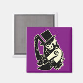 Suikersuiker Schuildag van het dode Tattoo 0055 Magneet (Voorkant / Achterkant)