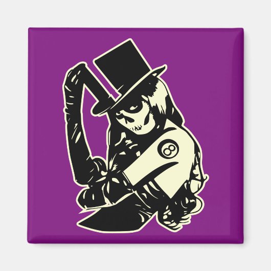 Suikersuiker Schuildag van het dode Tattoo 0055 Magneet (Voorkant)