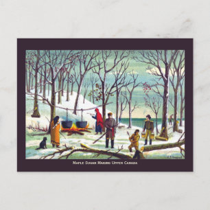 Suikersuiker uit de aple top in Canada Briefkaart