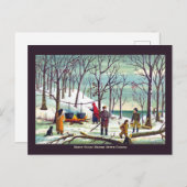 Suikersuiker uit de aple top in Canada Briefkaart (Voorkant / Achterkant)