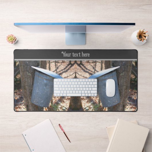 Suikertas met mantel. van apelsiroop voor bomen bureaumat (Kantoor 1)