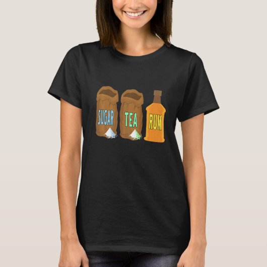 Suikerthee Zee Shanties Design Pres T-shirt (Voorkant)