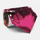 Suikervrouw met Rozen kunst Stropdas (Opgerold)