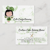 Suikerwerk Groenmeisje Visitekaartje (Voorkant / Achterkant)