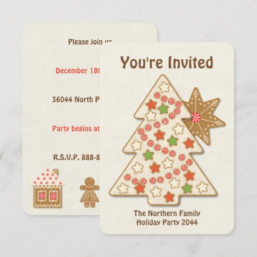 Suikerwerk Kaart (Voorkant / Achterkant)