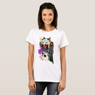 Suikerwt en schedel t-shirt