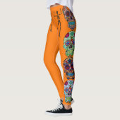 Suikerwten Dag van de dode vun skelet Leggings (Links)