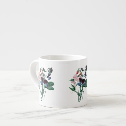 Suikerwten door Redoute Botanical Espresso Mok (Links)