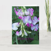 Suikerwten/Thankful Bedankkaart (Voorkant)