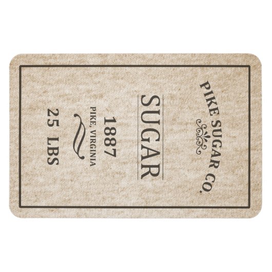  suikerzak magneet (Horizontaal)