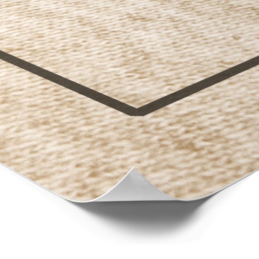 suikerzak poster (Hoek)