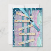 Suikerzoete 16-partijenuitnodigingen kaart (Voorkant)