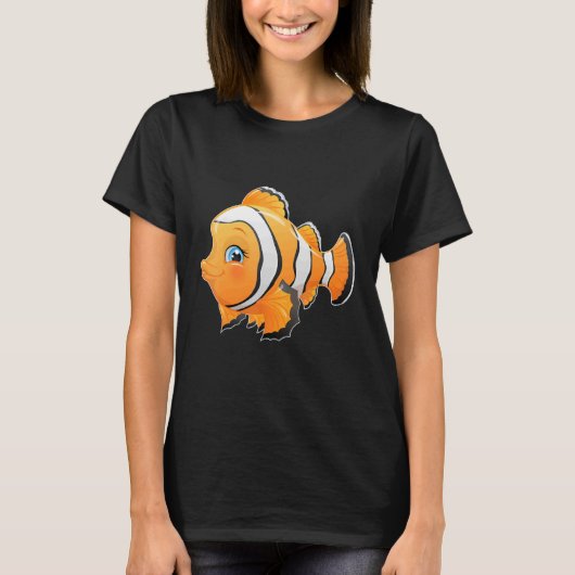 Suikerzoete clownvis t-shirt (Voorkant)