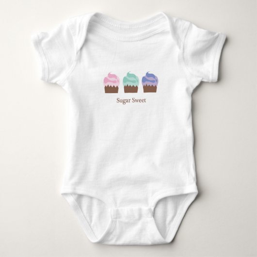 Suikerzoete cupcakes romper (Voorkant)