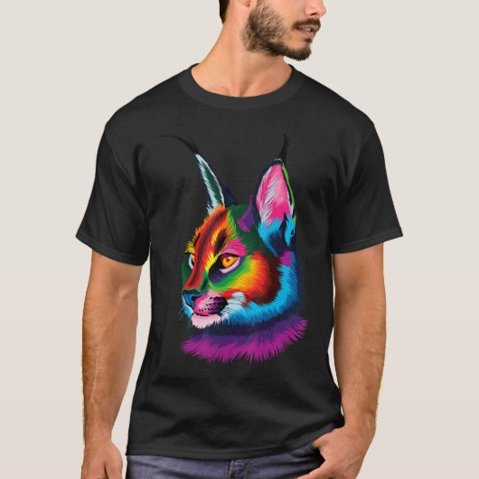 Suikerzoete lynx kat t-shirt (Voorkant)