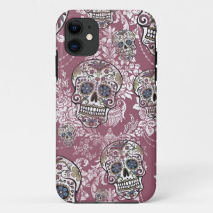 Suikerzoete Mellow Sugar Skull. iPhone 11 Hoesje