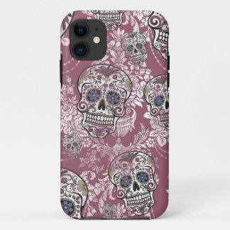 Suikerzoete Mellow Sugar Skull. iPhone 11 Hoesje