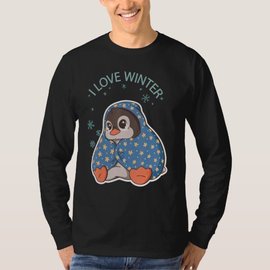 Suikerzoete pinguïn t-shirt (Voorkant)