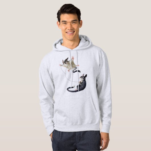 suikerzweefvliegtuig hoodie (Voorkant volledig)